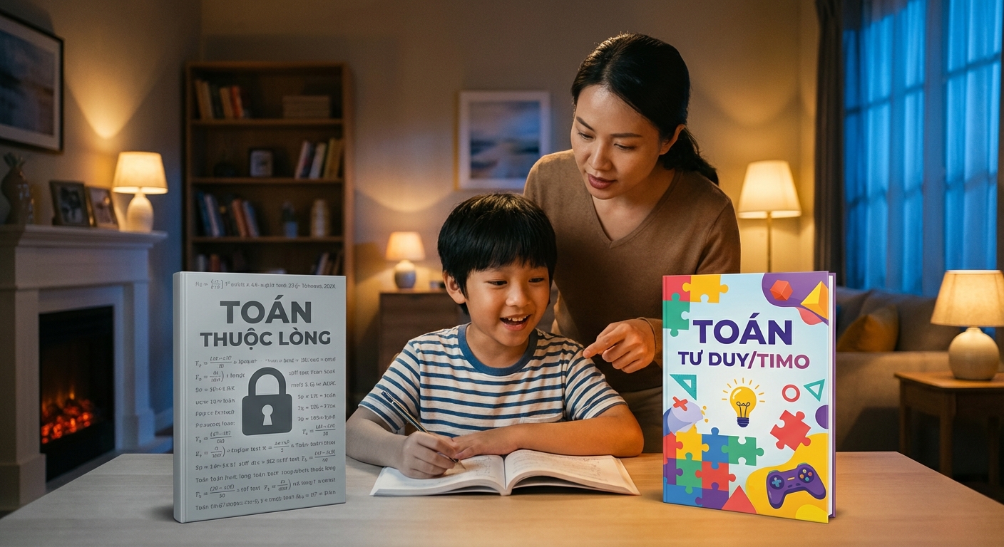 Bóc Tách Gốc Rễ: Sự Khác Biệt Chết Người Giữa 'Toán Học Thuộc Lòng' và 'Toán Tư Duy'